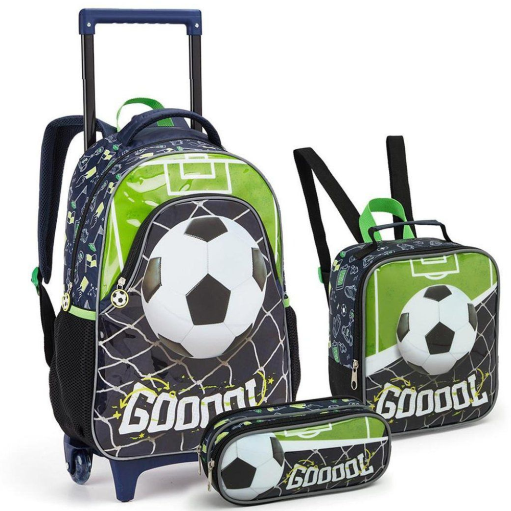 Kit Mochila de Rodinha de Futebol (sestine)